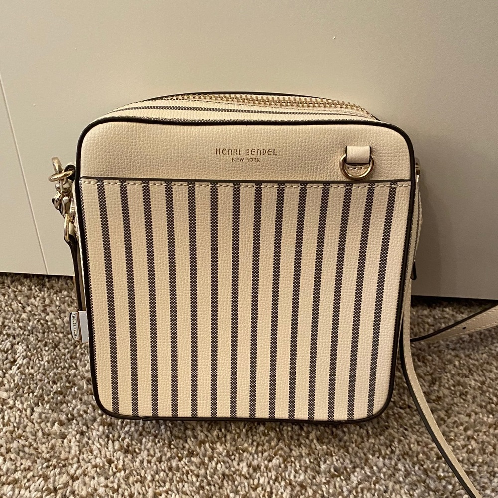 Henri Bendel west 57th Square stripped crossbody